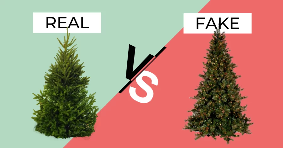 Real+vs.+Faux+Christmas+Tree